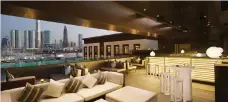  ?? La Ville Hotel & Suites ?? The LookUp pool bar provides views of the Dubai skyline