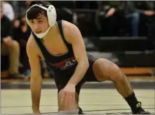  ?? KYLE FRANKO — TRENTONIAN PHOTO ?? Allentown’s Joey Lamparelli is the top seed at 120 pounds in the Mercer County Tournament.