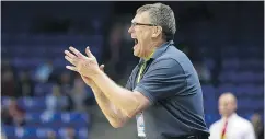  ?? GERRY KAHRMANN / PNG FILES ?? St. Michael’s University Blue Jags head coach Ian HydeLay was accused of bullying players a year after being named coach of the year.