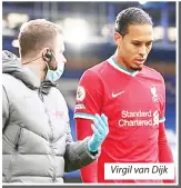  ??  ?? Virgil van Dijk