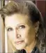  ??  ?? Carrie Fisher