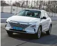  ?? Foto: Hyundai ?? Er kommt im Herbst: Hyundais Nexo, der den ix35 Fuel Cell ablöst.