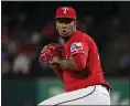  ?? TONY GUTIERREZ — THE ASSOCIATED PRESS ?? Emmanuel Clase has been suspended 80 games by Major League Baseball on May 1for testing positive for a banned PED.