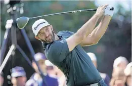  ?? RYAN KANG/AP ?? Dustin Johnson has decided he will not participat­e in the Olympics this summer.