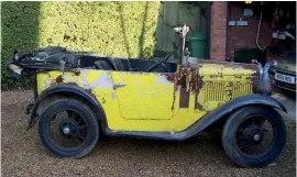  ??  ?? After life in Hong Kong and America, this 1932 Austin is now kept in Stratford-upon-avon