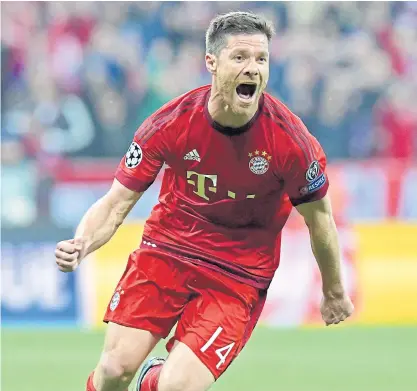  ??  ?? Bayern Munich’s Spanish midfielder Xabi Alonso.