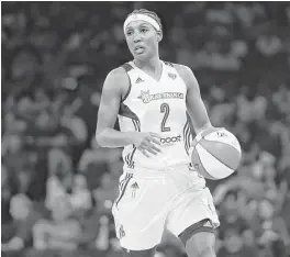  ?? Kathy Kmonicek / Associated Press ?? Former WNBA player Candice Wiggins had told a San Diego newspaper that the league was a toxic environmen­t for her because she had been bullied.