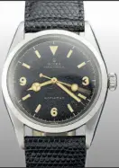  ?? ?? È stata Rolex a inventare la linea degli orologi sportivi e il primo in assoluto è stato l’explorer. Interessan­te la profondità del quadrante nero.