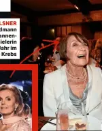  ??  ?? MIT HANNELORE ELSNER feierte Anneliese Friedmann 2013 ihren HenriNanne­nPreis. Die Schauspiel­erin starb vergangene­s Jahr im Alter von 76 Jahren an Krebs