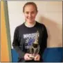  ??  ?? Kayla Usborne posted a double-double to lead Madison to a holiday tournament title on Friday.