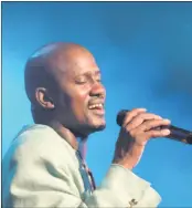  ?? PICTURE: LEFTY SHIVAMBU ?? LIVE: Ringo performing his two-leg live concert at Spoornet State Theatre in Pretoria in this 2003 photo.