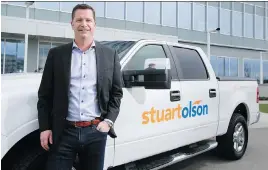  ?? GAVIN YOUNG/FILES ?? David LeMay is president and CEO of Stuart Olson, best known as a trusted partner in the constructi­on of commercial and institutio­nal projects, writes David Parker .