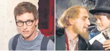  ??  ?? Eddie (left) is reportedly being lined up to play the villain in a film version of ‘Oliver’ (right).