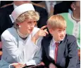  ??  ?? Prince Harry was 12 when Diana, Princess of Wales, died in a car crash
