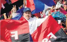  ?? INTI OCON/AFP ?? Revolução. Ortega celebra data histórica em Manágua