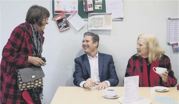  ?? PICTURE: AARON CHOWN/PA ?? 0 Labour MP Sir Keir Starmer during a visit to Stevenage following the launch of his campaign to succeed Jeremy Corbyn as party leader