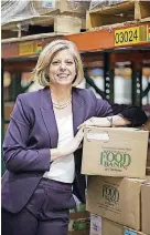  ??  ?? Katie Fitzgerald, chief executive officer of the Regional Food Bank of Oklahoma