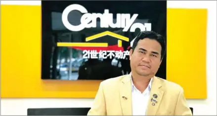  ?? SUPPLIED ?? Cambodian Valuers and Estate Agents Associatio­n (CVEA) president Chrek Soknim talks about the Kingdom’s real estate sector.