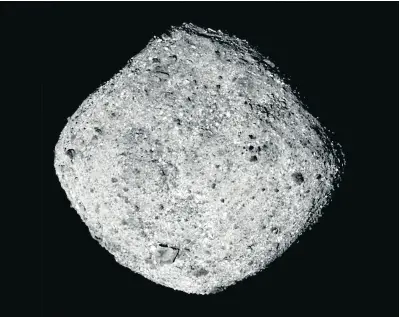  ?? Nasa ?? Bennu, asteroide de alrededor de 500 metros de diámetro, visto desde Osiris-Rex