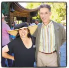  ??  ?? ODC choreograp­her Kimi Okada and Kevin King at Fall for Art at McEvoy Ranch.