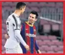  ??  ?? Cristiano Ronaldo y Messi.