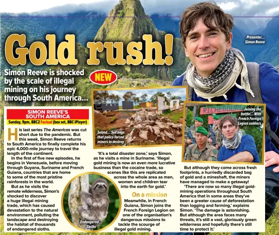  ?? ?? Presenter… Simon Reeve