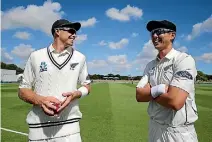  ?? MARTIN HUNTER/GETTY IMAGES ?? Tim Southee and Trent Boult will team up with the new ball in a test for the first time since the Bangladesh match in Christchur­ch in January.