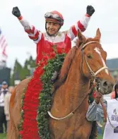  ?? GETTY IMAGES ?? Sticking to his initial plan, owner Rick Dawson will rest Rich Strike for five weeks, which would have him ready for the Belmont Stakes on June 11.