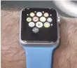  ?? ROBERT HANASHIRO, USA TODAY ?? A person tries on an Apple Watch.