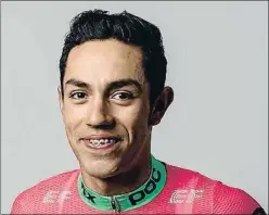  ?? EDUCATION FIRST ?? El ciclista colombiano Daniel Felipe Martínez (21 años)