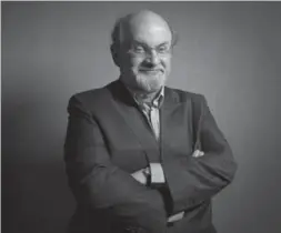  ?? CHRIS YOUNG/THE CANADIAN PRESS FILE PHOTO ?? Author Salman Rushdie lived for years under a death threat after his 1988 book The Satanic Verses drew calls for his execution from Iran’s leader, Ayatollah Khomeini.
