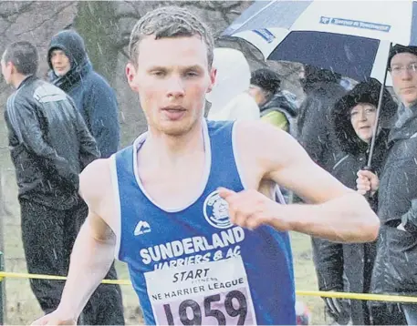  ??  ?? Sunderland Harrier Nathan Reed.