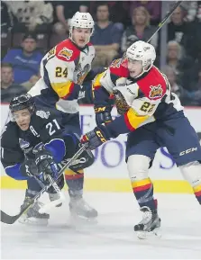  ?? JASON KRYK ?? After struggling against the Erie Otters earlier in the week, Mathieu Joseph and the Saint John Sea Dogs rebounded with a win over the Seattle Thunderbir­ds to land a spot in Friday’s Memorial Cup semifinal.