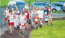  ?? FOTO: VERANSTALT­ER ?? In Amtzell sind über 400 Läufer, Walker und Pilger am Start.