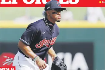  ?? AP ?? Francisco Lindor ha jugado toda su carrera con los Indios de Cleveland, franquicia que lo seleccionó en el sorteo de novatos de 2011.