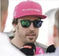  ??  ?? Fernando Alonso, piloto de McLaren probó, el Ligier en Motorland Aragón, en Alcañiz (Teruel),