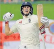  ?? AP ?? England captain Joe Root scored his 15th Test century to give his team an advantage in the second Test on Friday.