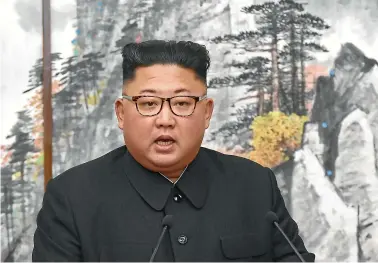  ?? GETTY IMAGES ?? Kim Jong Un warned last week that North Korea was facing ‘‘unpreceden­tedly numerous challenges’’ and was in its ‘‘worst-ever situation.’’