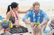  ??  ?? Auch Prinz Harry und seine Frau Meghan haben Bondi Beach besucht, was den Strand noch bekannter machte.