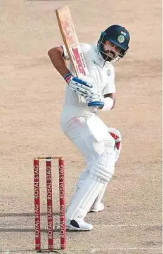  ?? Rex Features ?? ■ Indian captain Virat Kohli didn’t have a profitable Test series in England in 2014 when he failed to get even a single half-century.
