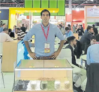  ??  ?? Gulfood. Máximo Costamagna participó de la feria que se realizó este año.