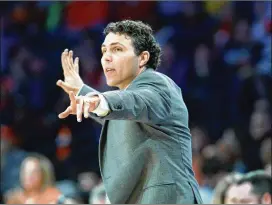  ?? HYOSUB SHIN / HSHIN@AJC.COM ?? Tech coach Josh Pastner describes his retooled offensive scheme as “positionle­ss.” The Jackets also intend to play at a faster pace.