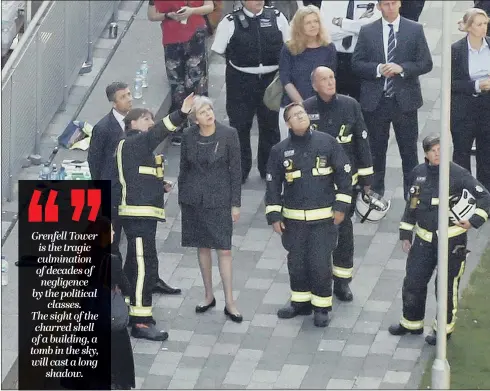  ??  ?? Theresa May has come under constant attack over her response to the Grenfell Tower disaster, yet politician­s of all parties have ignored safety concerns for many years.