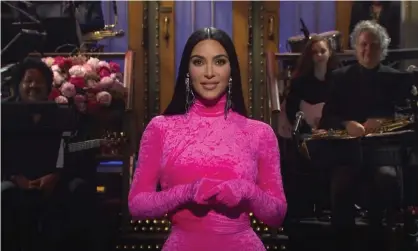  ?? ?? Kim Kardashian West on Saturday Night Live. Photograph: YouTube