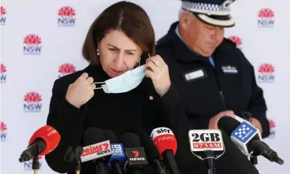  ?? Photograph: Lisa Maree Williams/Getty Images ?? The New South Wales premier, Gladys Berejiklia­n, was grilled about the impact of extended Covid lockdowns on business on Wednesday.