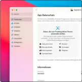  ?? ?? Der App Store zeigt Informatio­nen zu den Daten an, die Apps über dich sammeln.