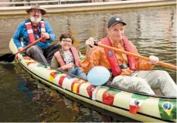  ?? ?? Ben Cavanna, Jonah Bliss, 12, and Jon Cavanna at a previous Waterways Fun Day.