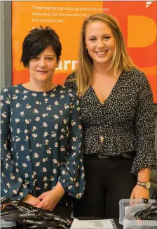  ??  ?? Firefly Staff Tracey Quinn and Sarah O’Connell pictured at the inaugural Firefly Summit attended by over 200 podiatrist­s from across Ireland, UK and Europe at the Model last week-end. Using The Model as a hub for the weekend, delegates were treated to...