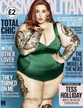  ??  ?? Model and blogger Tess Holliday turned magazine cover star in 2018