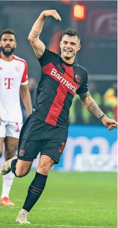  ?? Toto Marti ?? Xhaka befindet sich mit Leverkusen auf dem Höhenflug.